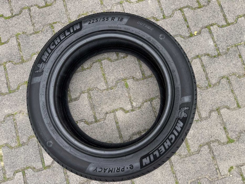 4x  Nowe opony letnie 225/55r18 102V XL MICHELIN E-Primacy  (2024r)