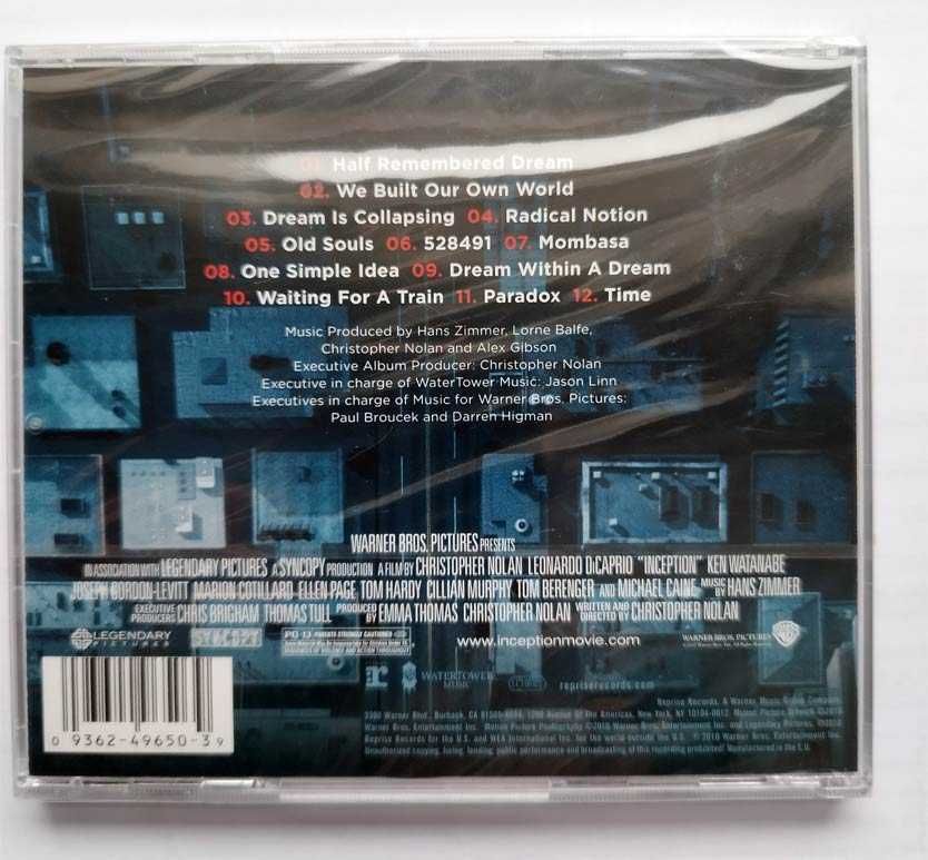 CD HANS ZIMMER  Inception Music From The Motion Picture INCEPCJA