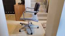 Fotel barberski fotel fryzjerski vintage lata 60te fotel obrotowy