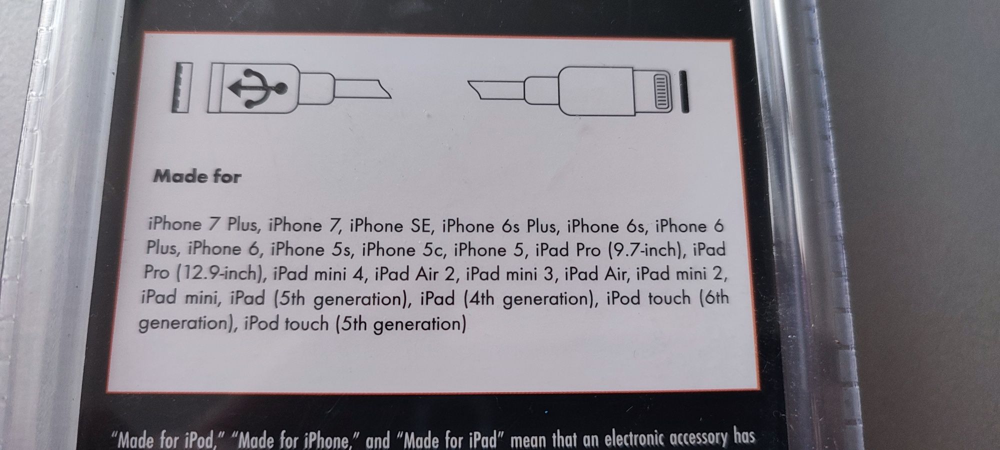 Kabel do synchronizacji i ładowania iPhone