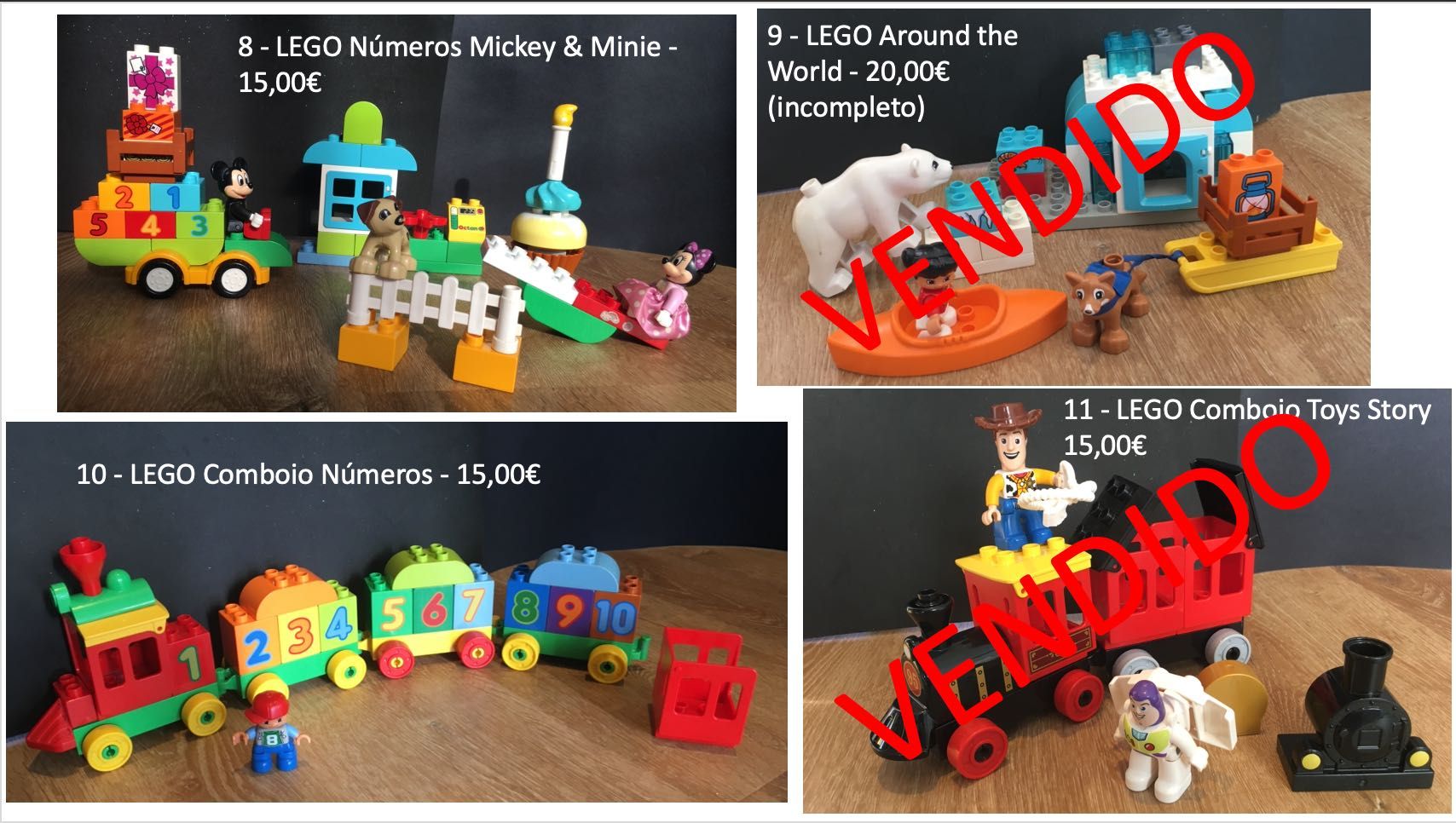 LEGO DUPLO - Vários conjuntos