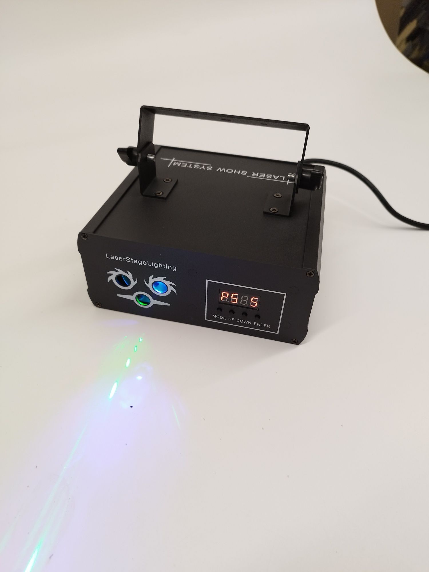 Oświetlenie sceniczne dyskotekowe RGB DMX 3 oczy