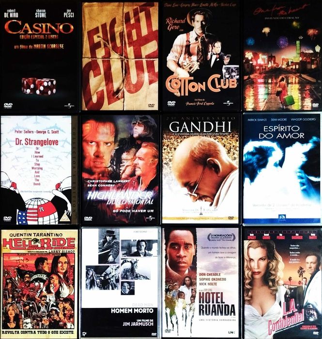 Filmes DVD Originais (lote 8 - Atualizado)