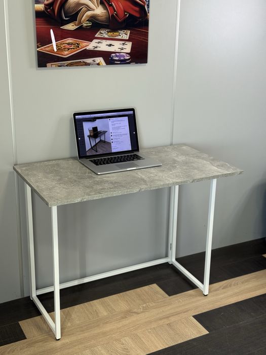 Стіл трансформер, Графітовий 100 см , розкладний стіл, компютерний