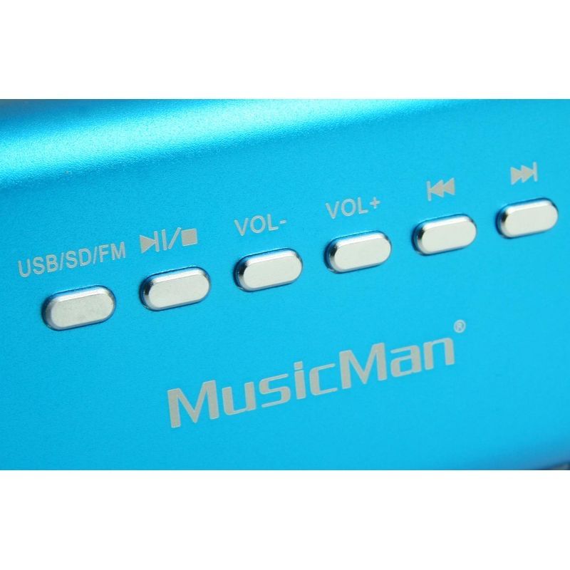 MusicMan MA Soundstation цифровой плеер/радио — MP3 — синий