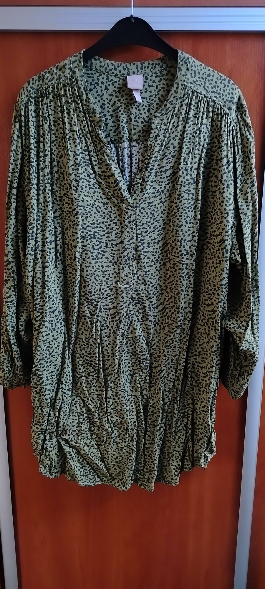 Ładna Duża Bluzka Koszulowa H&M viskoza XL