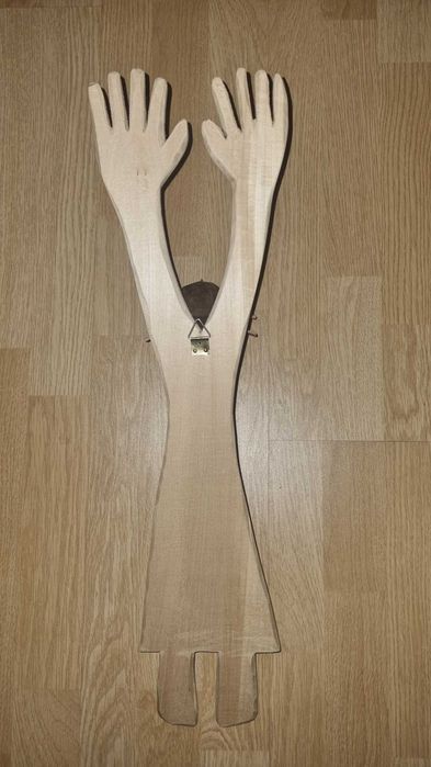 Zbawiciel | Rzeźba drewniana ludowa wisząca | Beskid Żywiecki