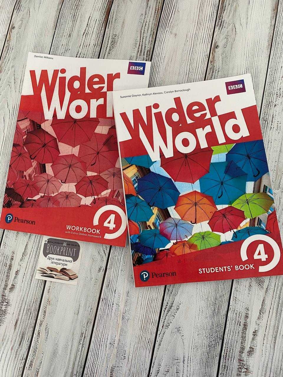 Wider World Starter, 1, 2, 3, 4 КНИГА+ЗОШИТ