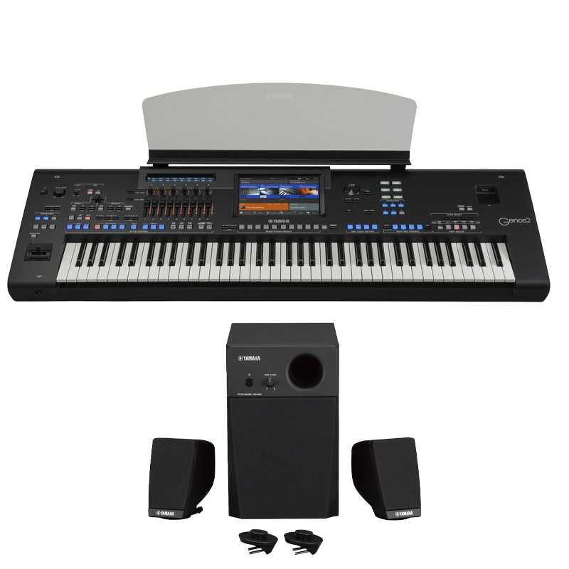 YAMAHA GENOS2 keyboard plus głośniki GNS-MS01