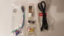 Kabel - 7 pin S-Video, RCA, kabel antenowy, adapter jack 6,3/3,5 mm