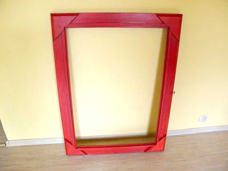 Stara pamiątkowa rama ramy do obrazu na obraz  drewno oprawa z prl-u