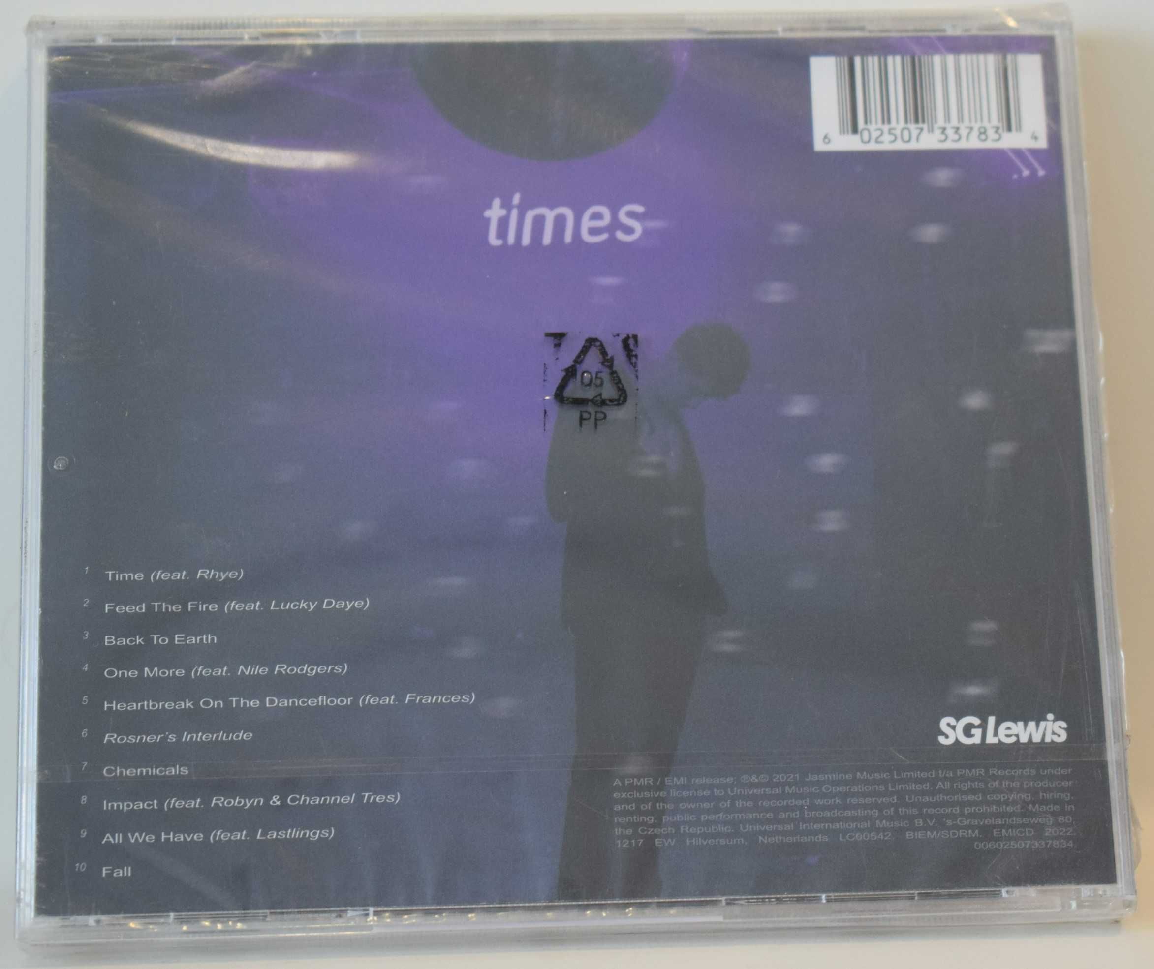 SG Lewis  Times CD Nowa w folii