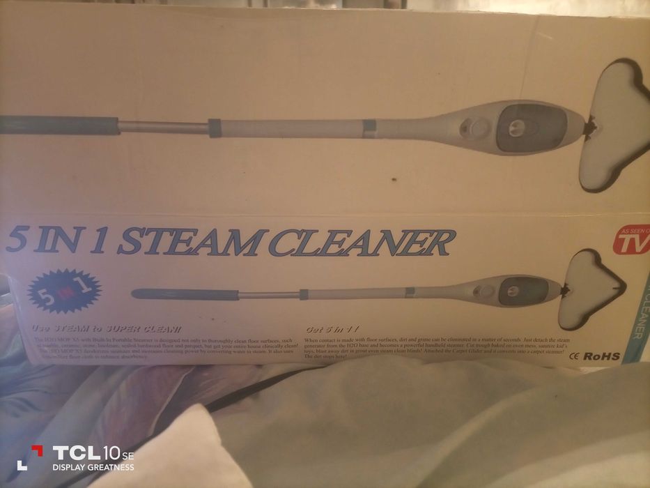 BAIXA DE PREÇO!Novo em caixa e embalado Steam cleaner mopa a vapor
