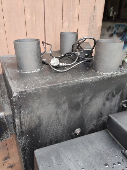 Piec nadmuchowy na ekogroszek i drewno