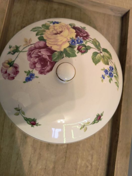 Porcelit Pruszków PRL, dzbanek, imbryk, bomboniera