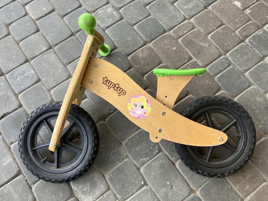 Rower biegowy dla dziecka, drewniany