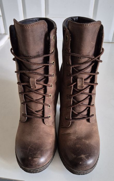 TIMBERLAND EARTHKEEPERS roz. 37 damskie botki na obcasie skóra natural