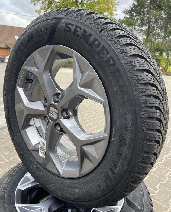 Nowe koła zimowe 15”  – Polo, Ibiza, Fabia + opony Semperit 185/65R15