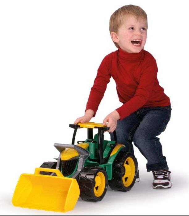 Дитячий трактор із ковшем грейдером 62 см фірми Lena
