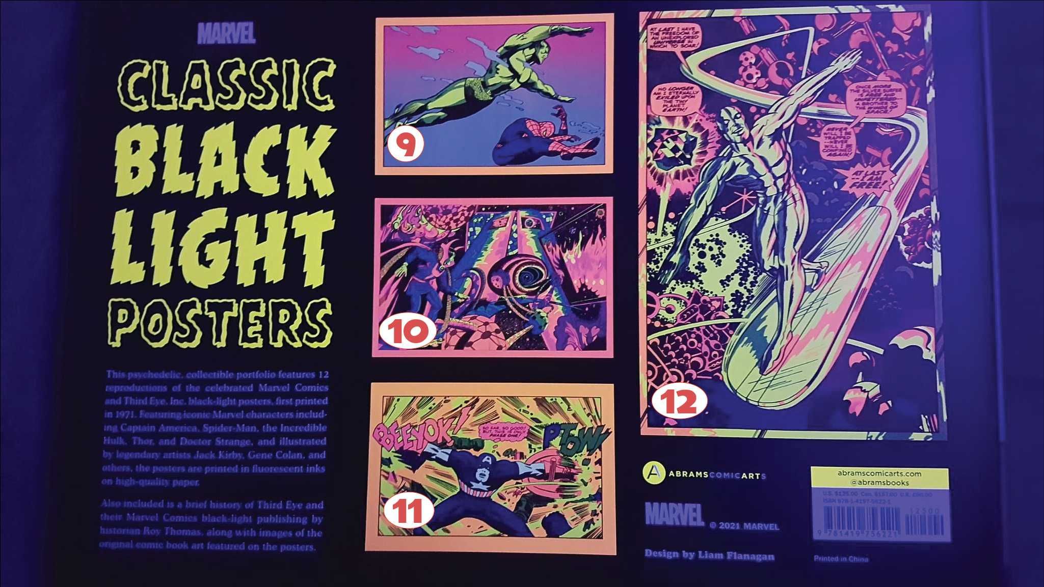 Posters Blacklight MARVEL- Posters oficiais de alta qualidade NOVOS.