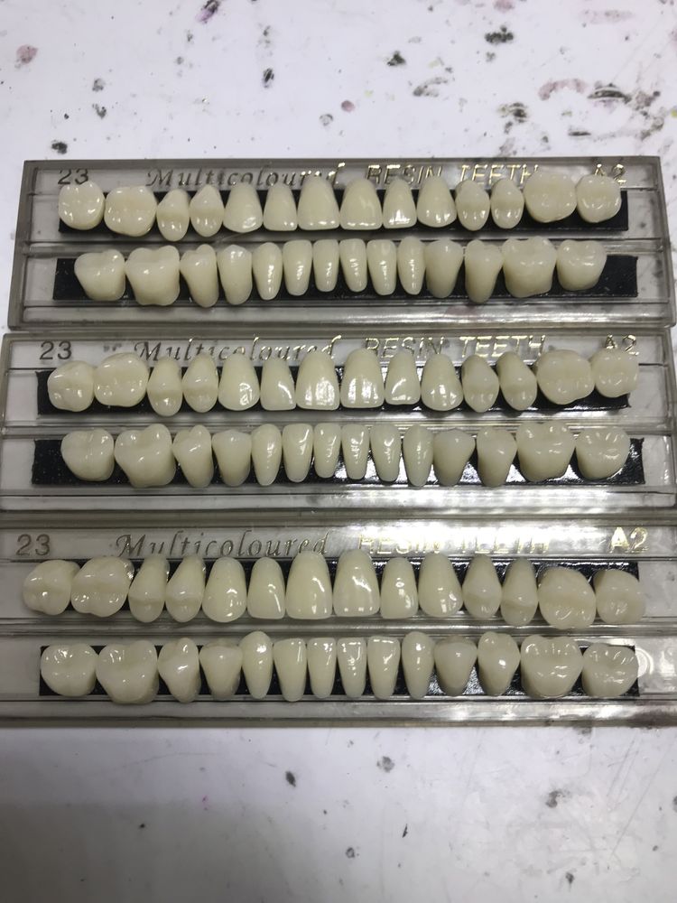 Зуби акрилові, для зубних протезів А2, А1