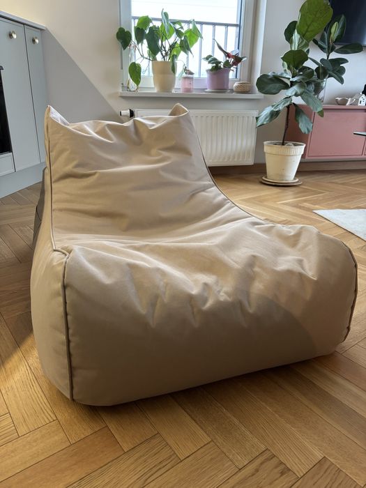 Pufa XXL Ecopuf The Original beżowa