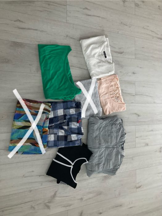 Ubrania damskie rozmiar M 38 kurtka, sweter, bluzki