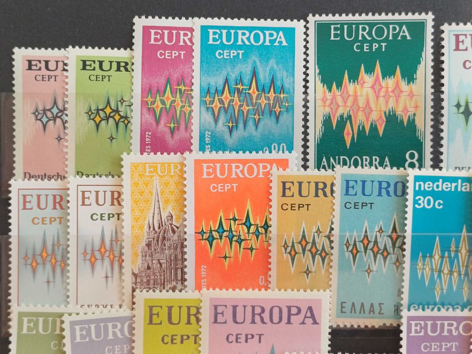 Selos Europa CEPT 1972 incluindo Andorra Espanhola - 46 selos