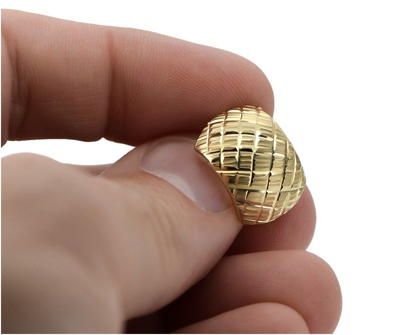 Złote włoskie kolczyki z żółtego złoto 14k 585 cen036y Wrocław