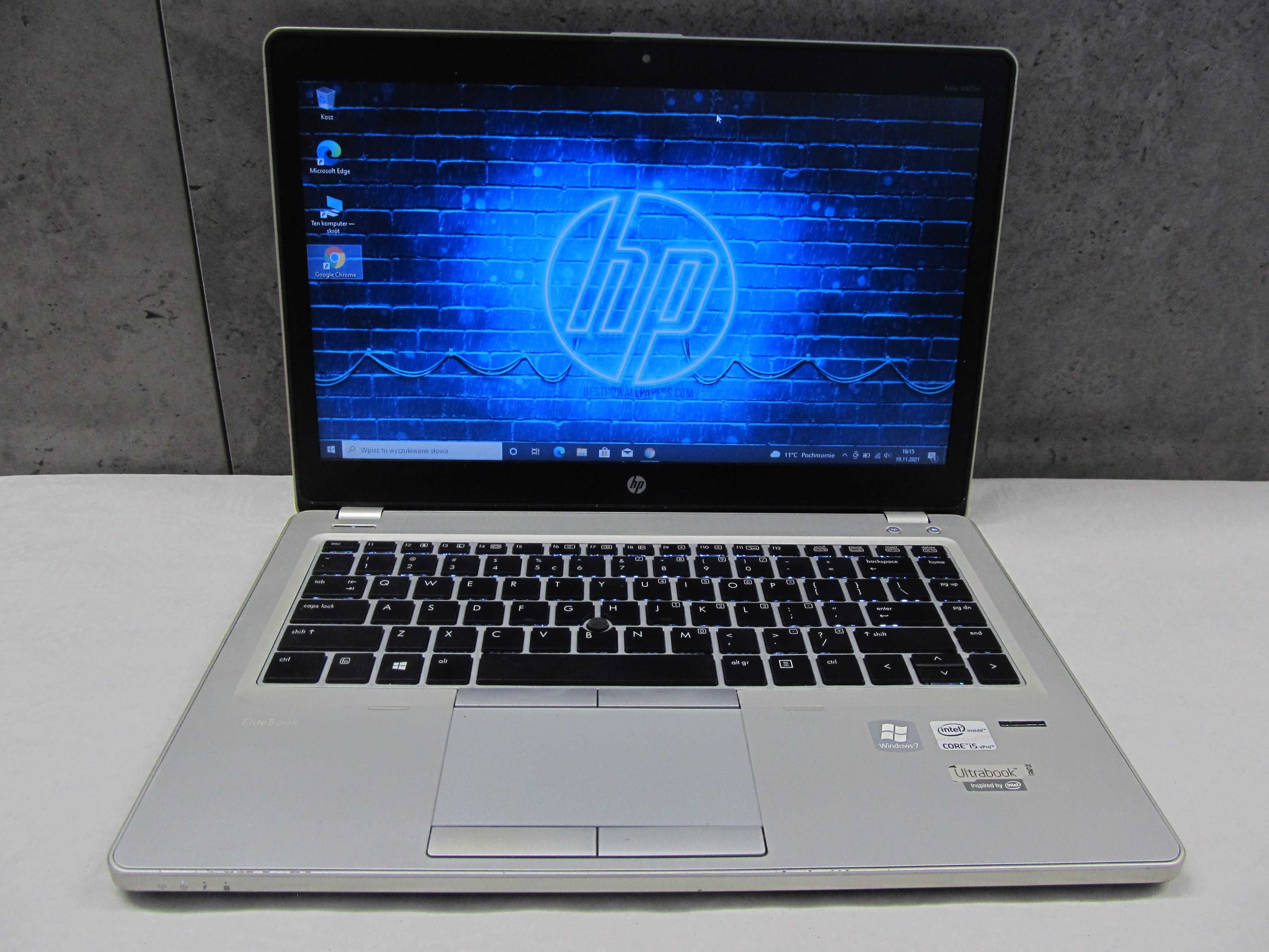 Super Laptop HP Folio 9470m i5 3427U 8GB dysk SSD 180GB do nauki Pracy