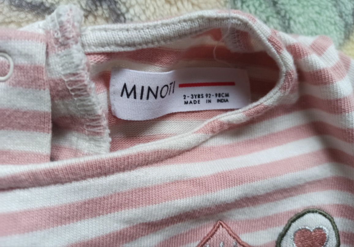 Bluzka MINOTI 5 10 15 (zostały dwie sztuki)