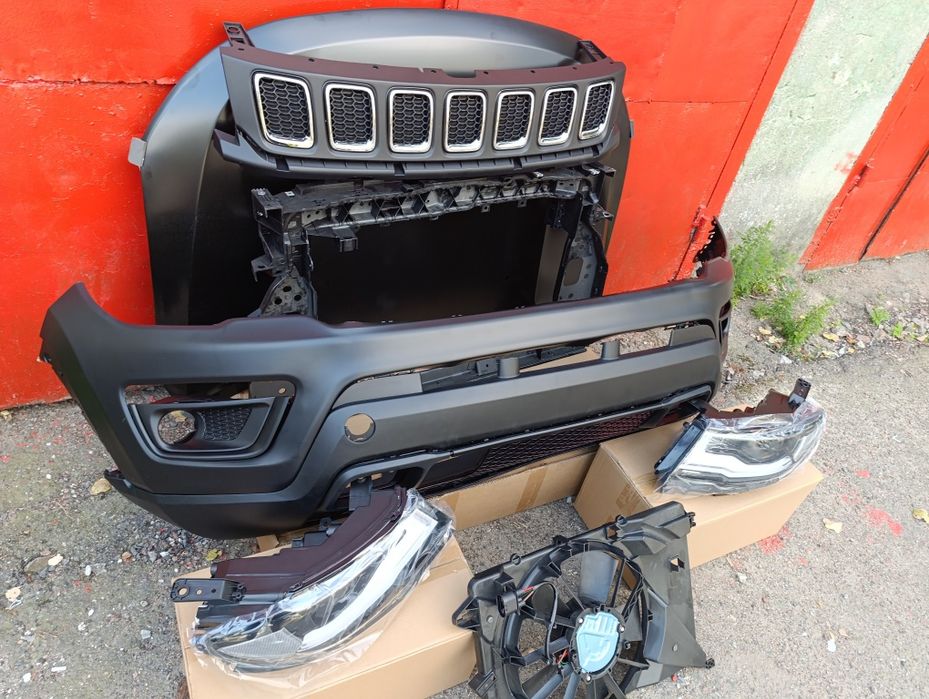 Бампер Compass Trailhawk  17 18 19 Треилхок треилхавк
