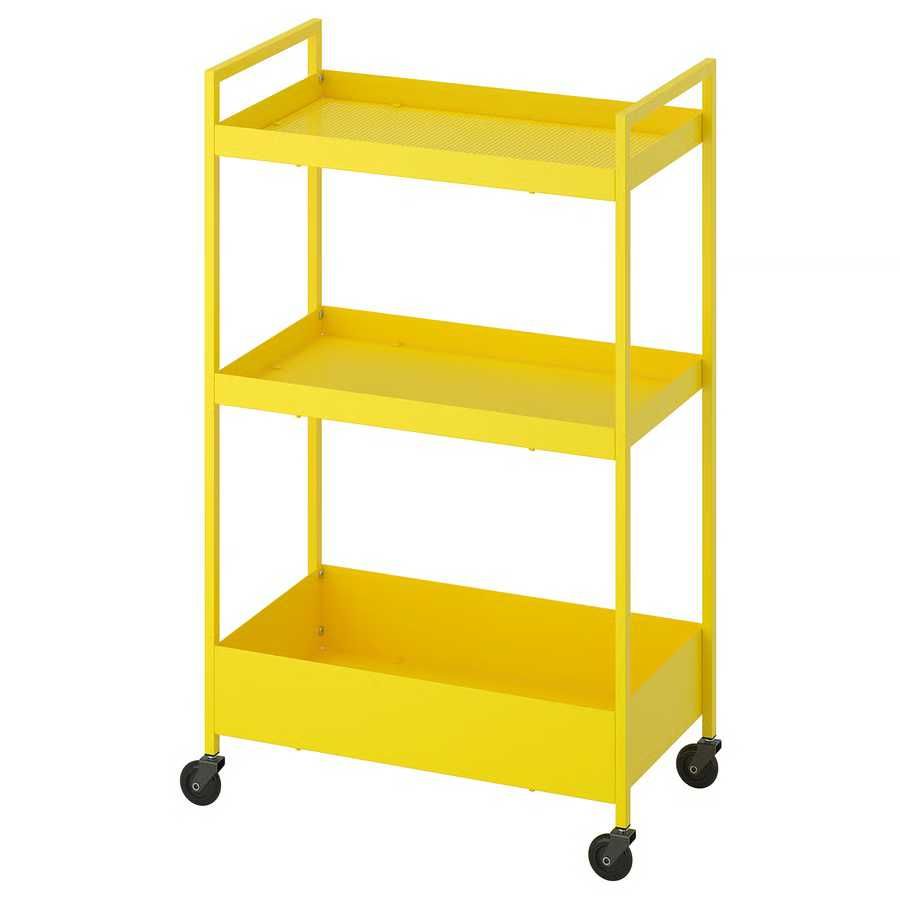 Carrinho amarelo NISSAFORS Ikea