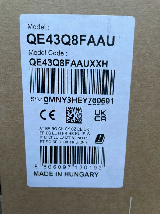 Телевізор Samsung QE43Q8FA НОВИНКА 2025 Нові! Запечатані!