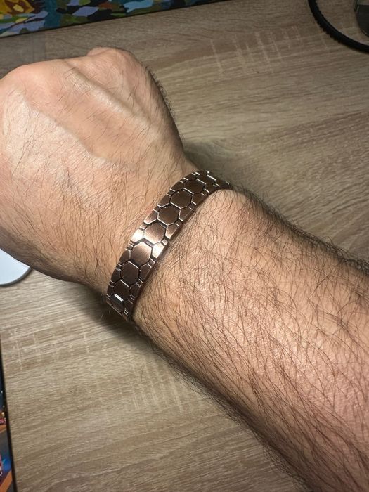 Лікувальний мідний браслета. Магнітний