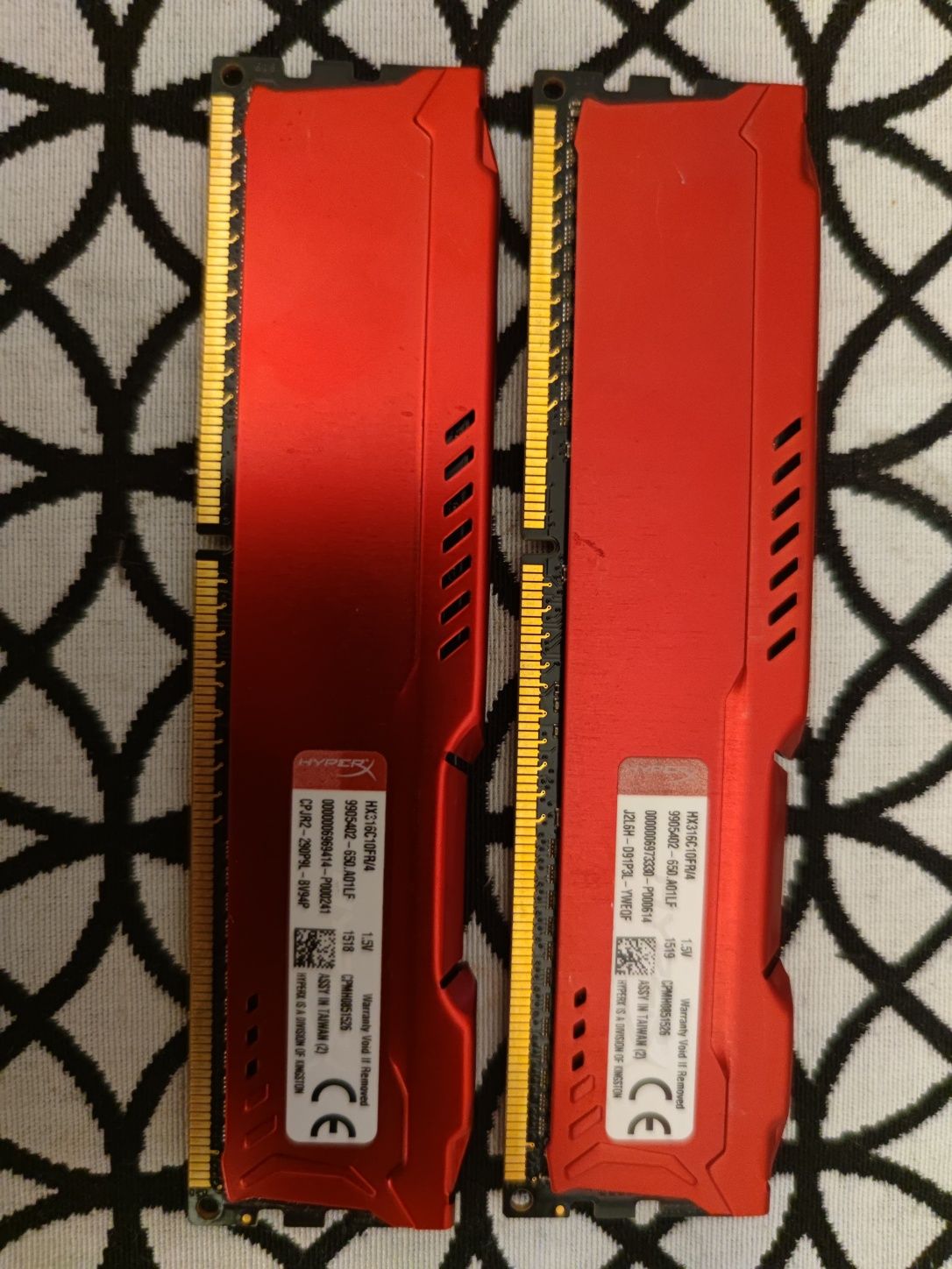Pamięci RAM HyperX Fury DDR3 2 x 4GB 1600MHz CL10 HX316C10FR/4