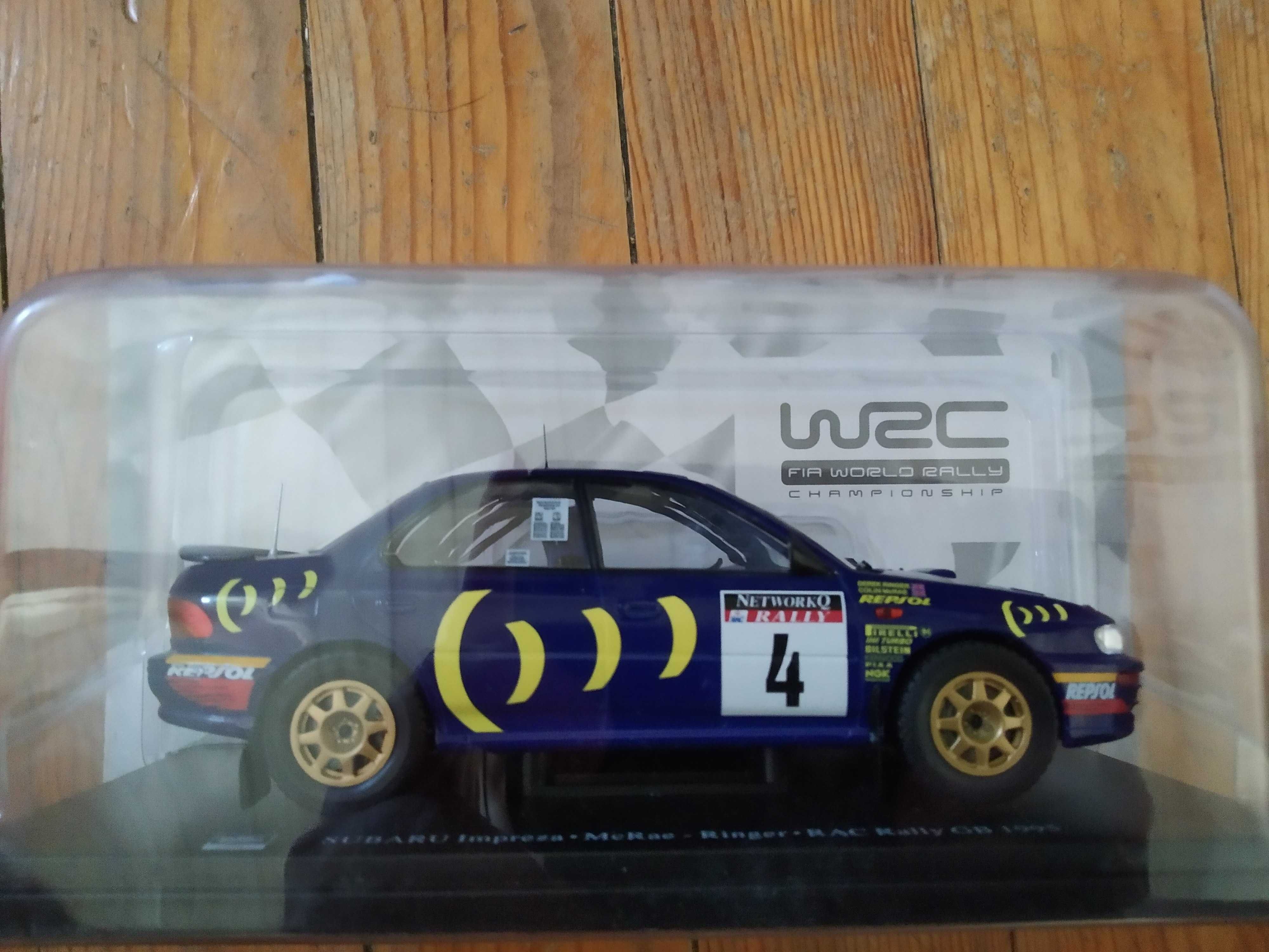 Miniatura Subaru Impreza WRX STi Versão II escala 1/24 Selada em caixa