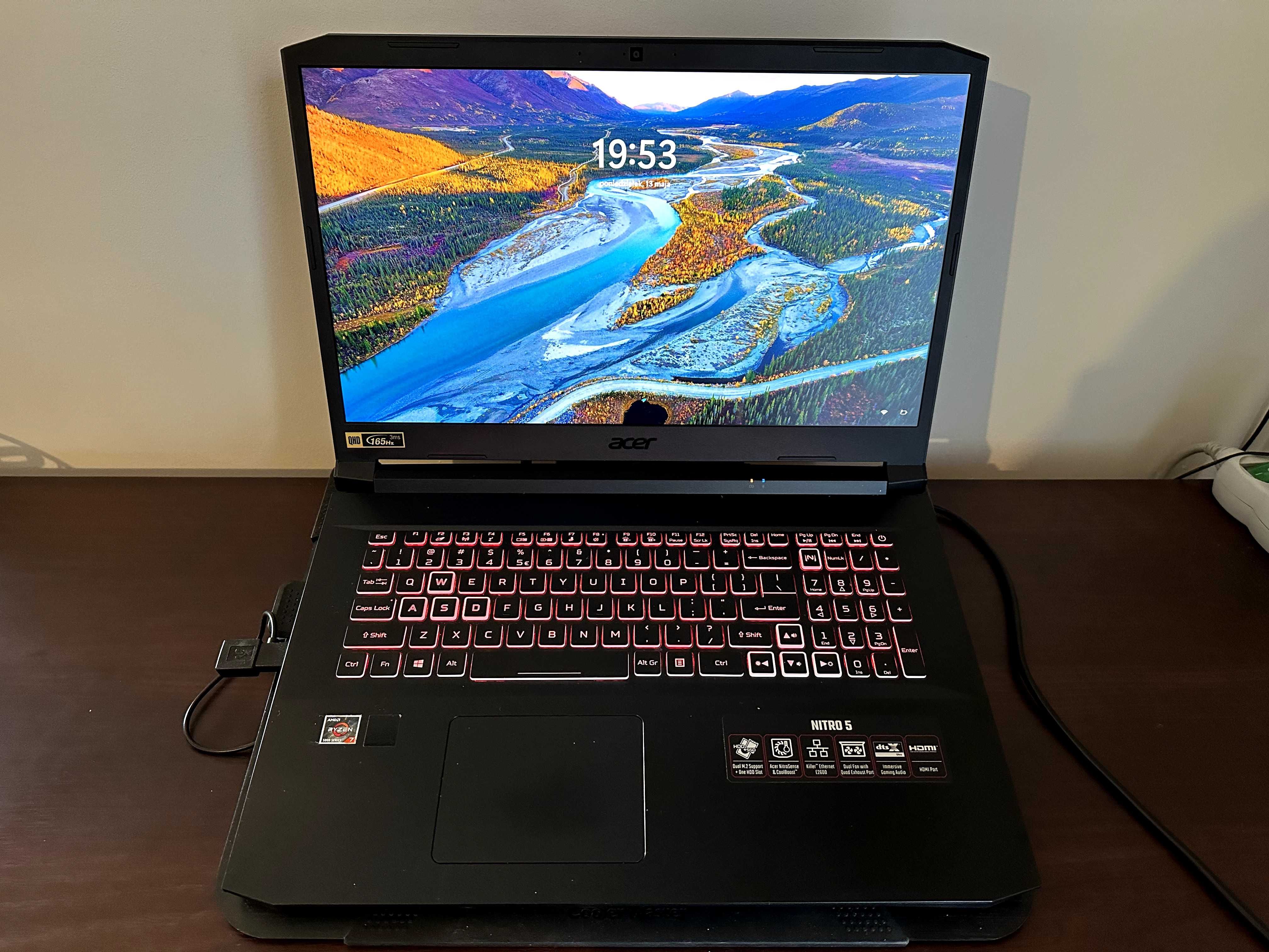 Acer Nitro5 R7-5800H, 32GB, RTX3070, 1TB, win10/11 + ubez.