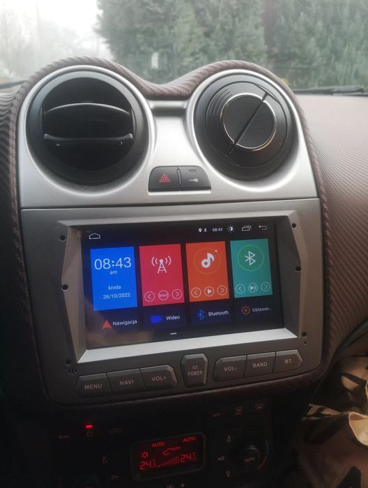 Rádio Android 13 com GPS Alfa Romeo Mito (Artigo Novo)