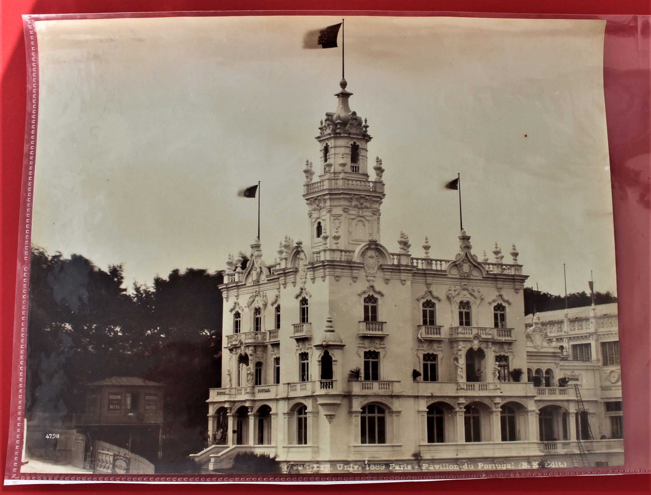 PAVILHÃO DE PORTUGAL 1889 EXPO UNIVERSAL DE PARIS RARA