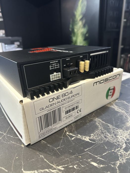 4-канальний підсилювач Mosconi Gladen One 80.4