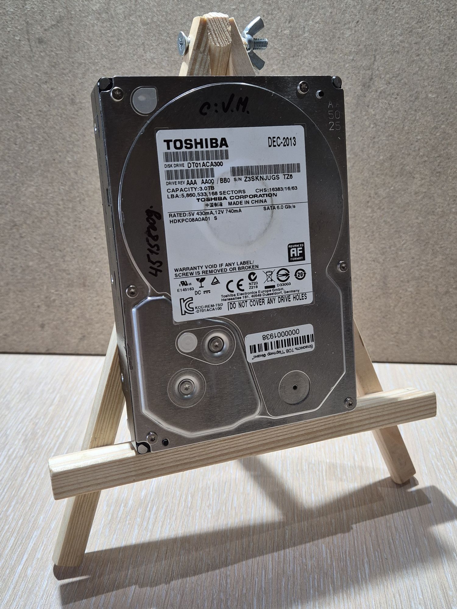 Жорсткі диски HDD 3,5", Seagate, Toshiba 3tb, 4tb