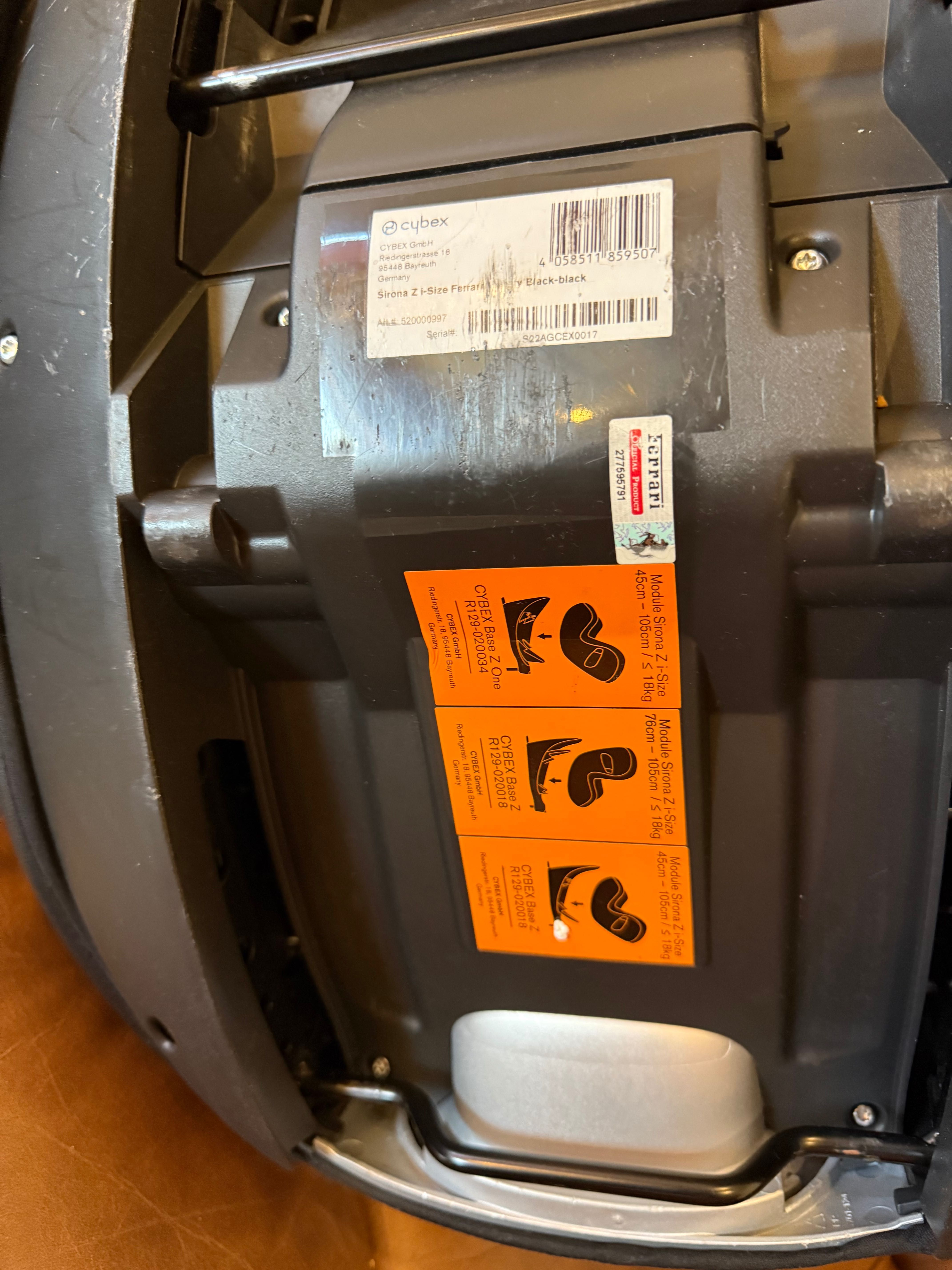 Fotelik Cybex Sirona Z i-size Ferrari 0-18kg