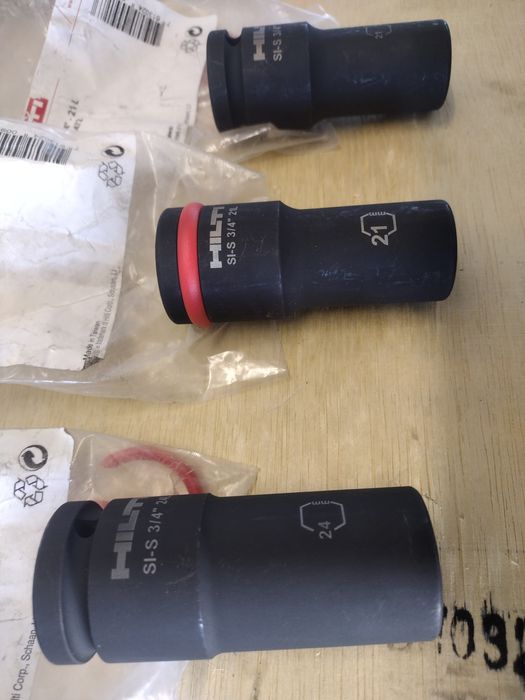 Klucze udarowe Hilti nasadowe 21mm i 24mm