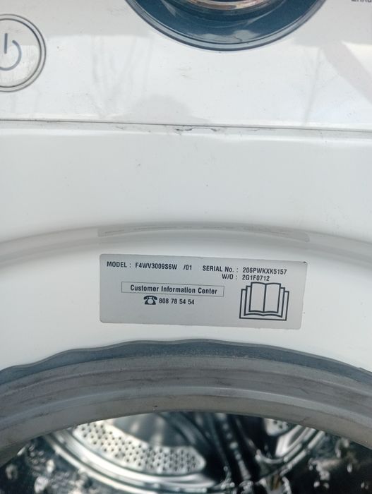 Vendo Máquina lavar roupa Lg F4WV3009S6w para  peças