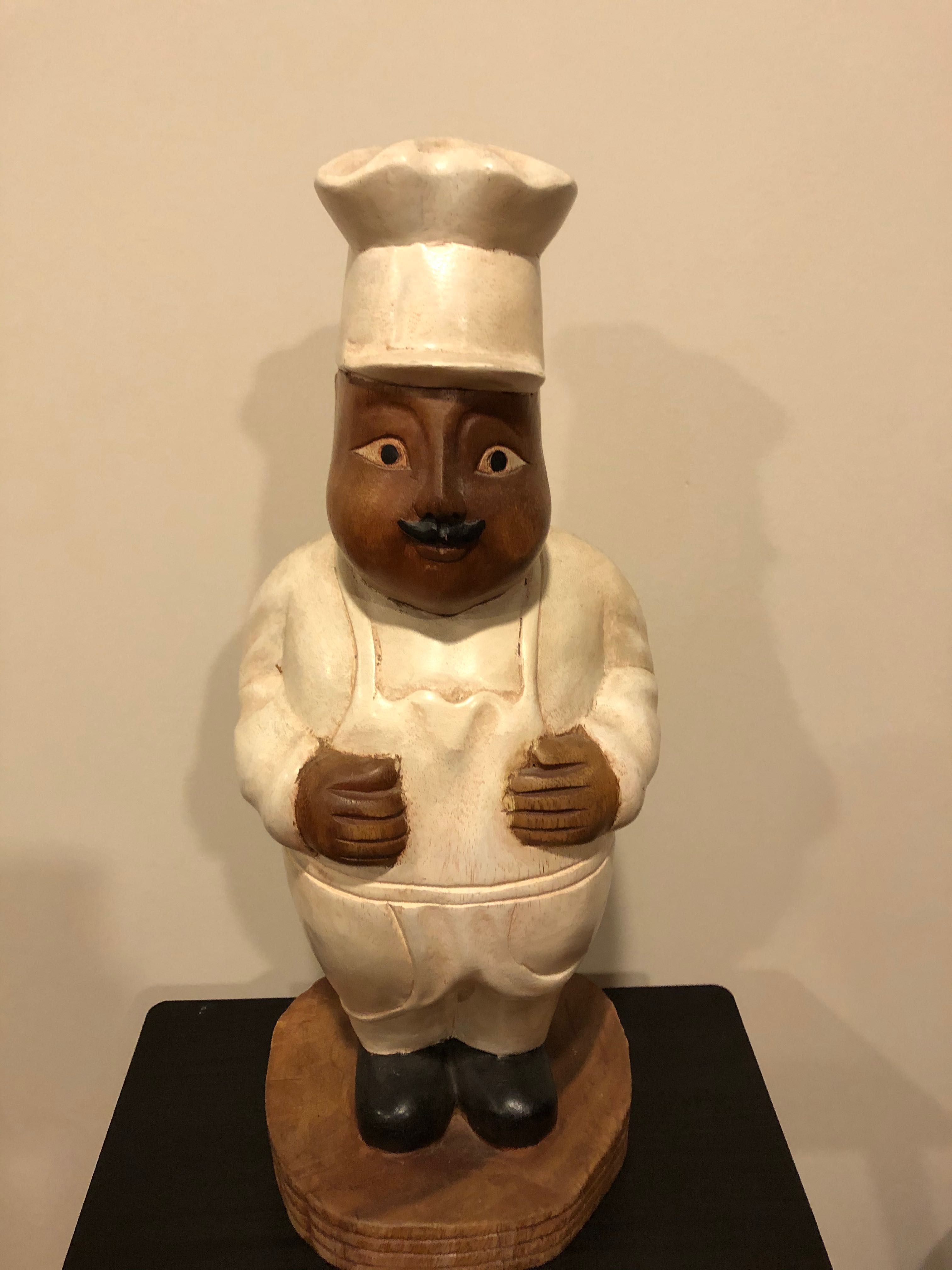 Boneco em Teka, para cozinha ou restaurante