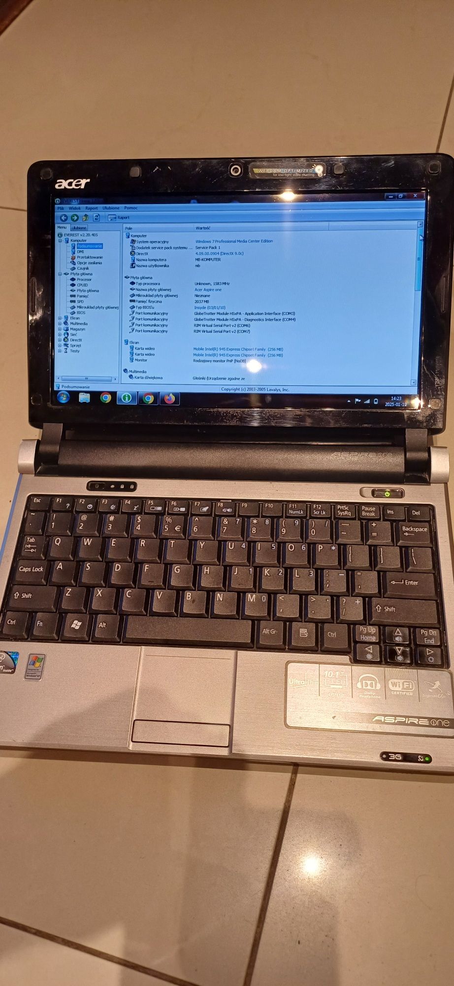 Acer aspire one D250