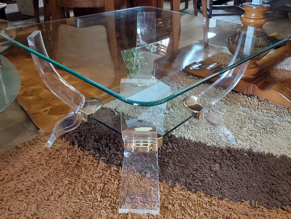 Stolik ze szkła i akrylu Curvasa Muebles Hiszpania