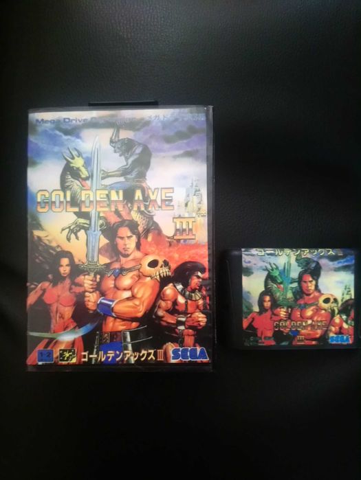 Golden Axe 3 III (sega mega drive) в большой коробке