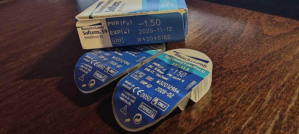 Soczewki kontaktowe Bausch&Lomb -1,5